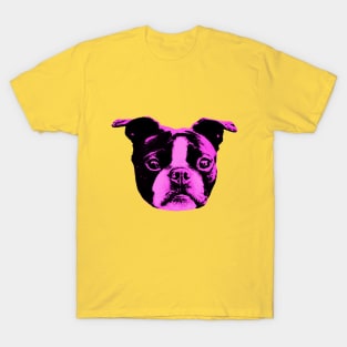 Floating Purple Terrier Head T-Shirt